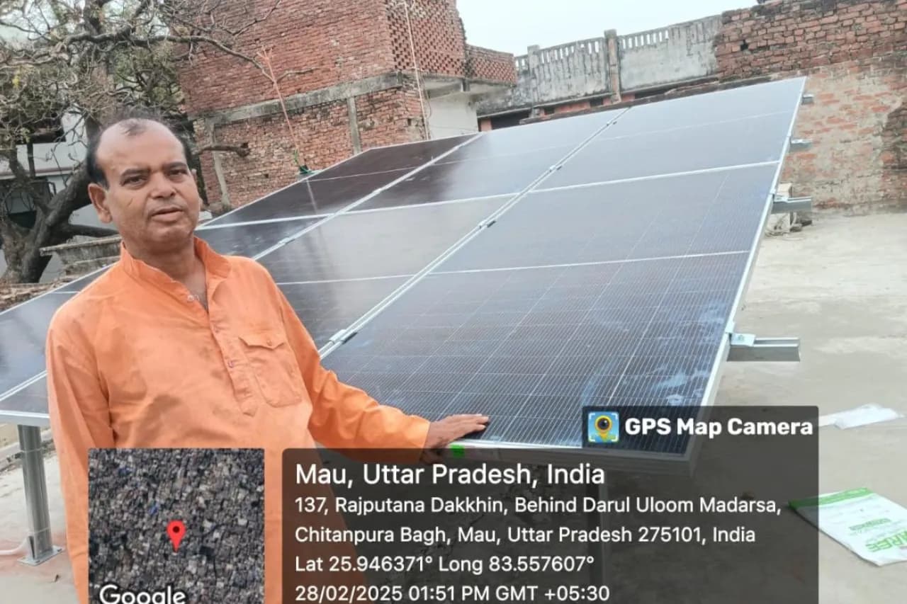 Residential Rooftop Solar Installation – Mau