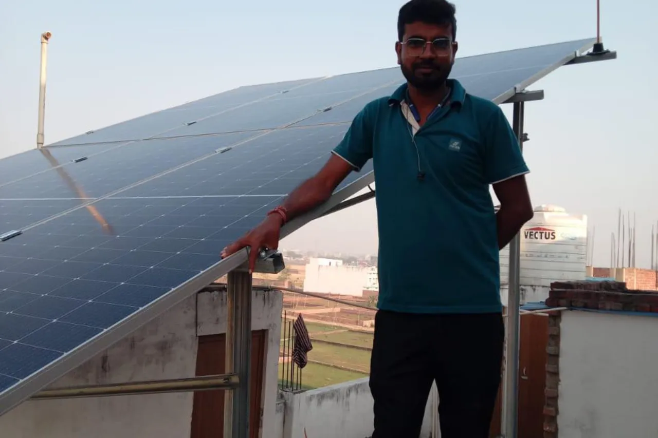 Residential Rooftop Solar Installation – Godhna
