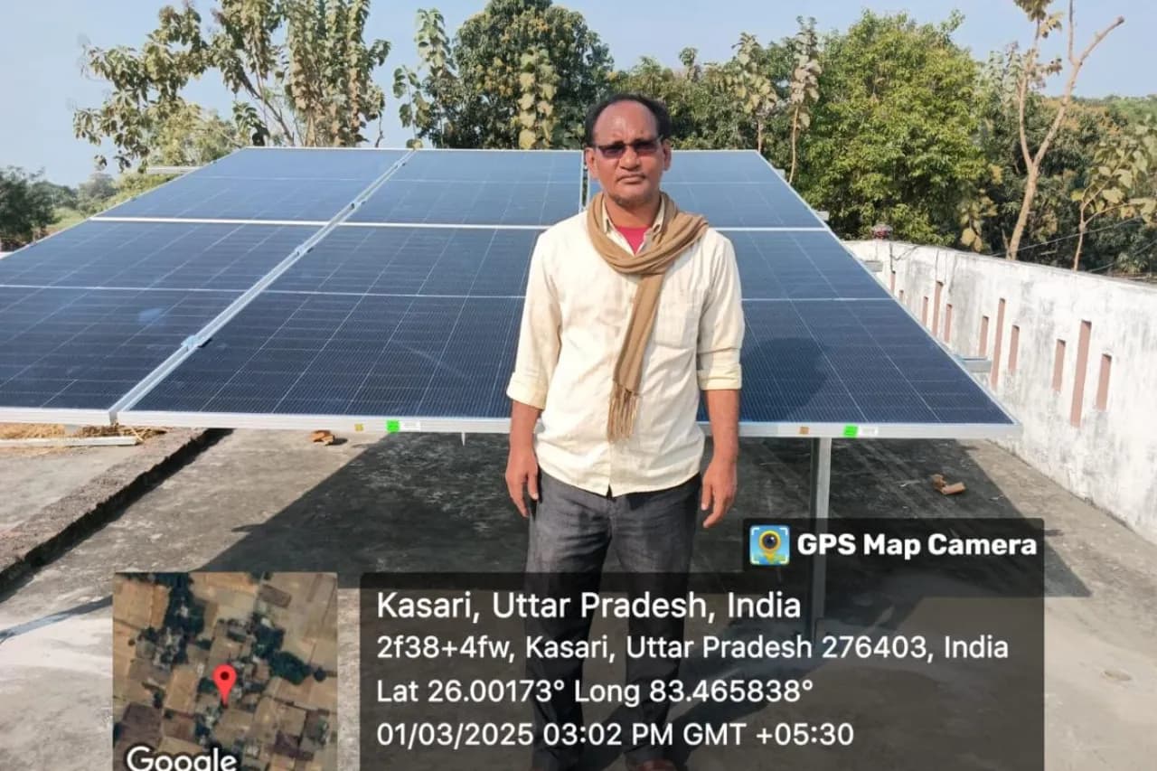 Residential Rooftop Solar Installation – Kasari